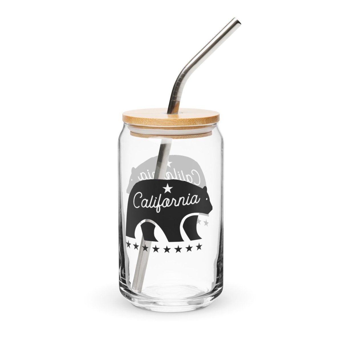 California Mascot Can - Shaped Glass - Chinchilla Choons